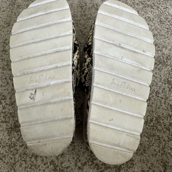 Sam Edelman Sadia Snake Print Slide Sandals 8 - Picture 5 of 6